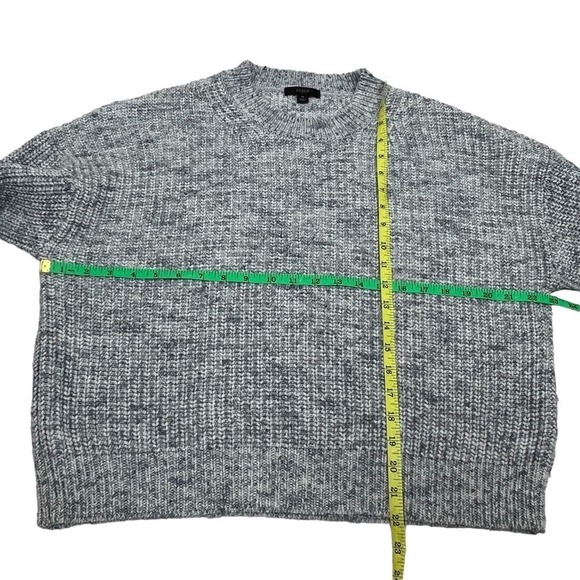 J Crew Marled cotton-blend crewneck knit sweater Midnight Spray Dye M - Picture 6 of 9